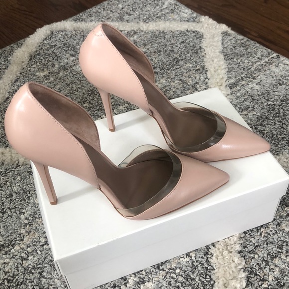 Reiss Leather Nude Heels - Picture 3 of 4